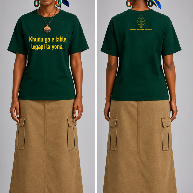 Khudu ga e lahle legapi la yona_Unisex DNA T-shirt