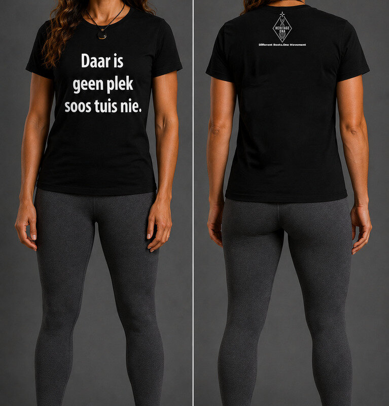 Daar is geen plek soos tuis nie_ T-shirt