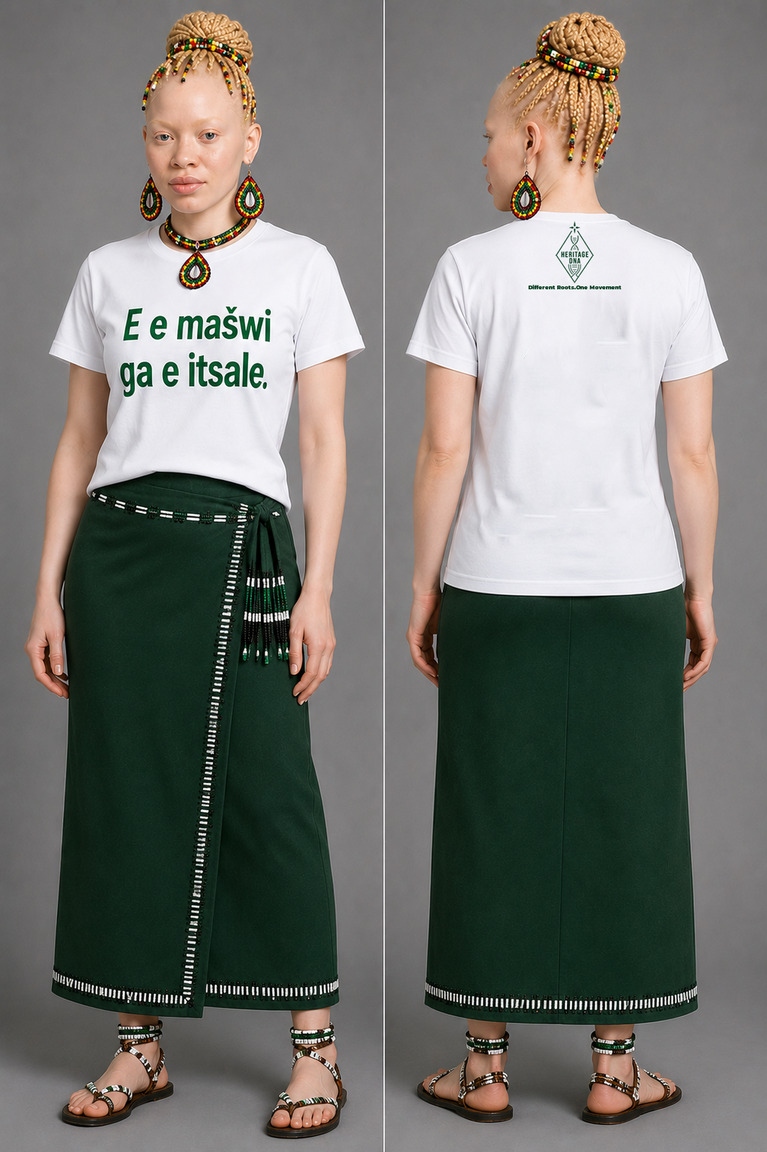 E e mašwi ga e itsale_ T-Shirt - Image 2
