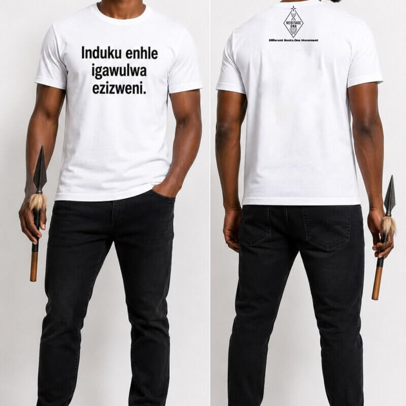 Induku Enhle Igawulwa Ezizweni_ Zulu DNA Unisex T-shirt