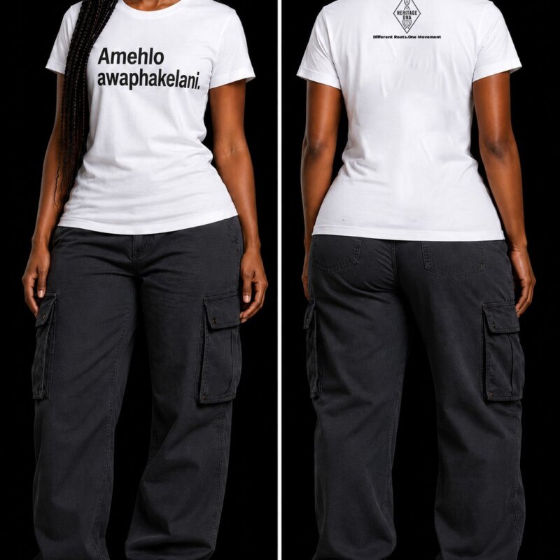 Amahlo Awaphakelani_Xhosa DNA Unisex T-shirt