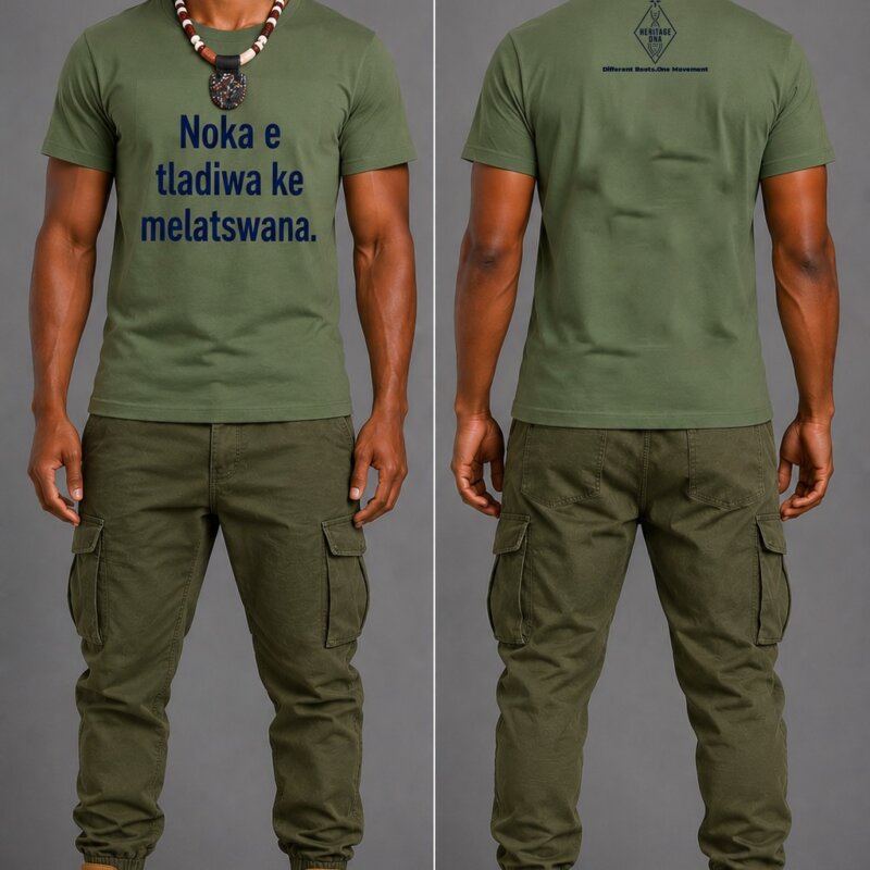 Noka E Tladiwa Ke Melatswana_ Tswana DNA Unisex T-Shirt