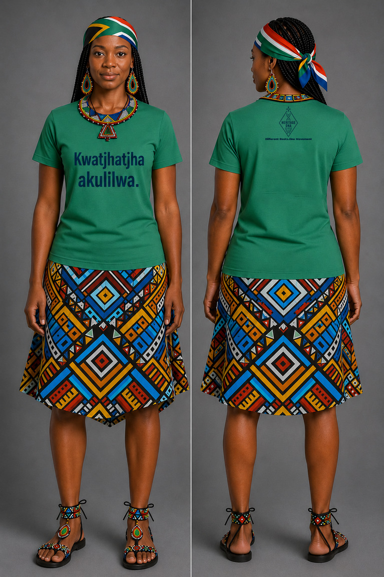 Kwatjhatjha akulilwa_ T-shirt - Image 2