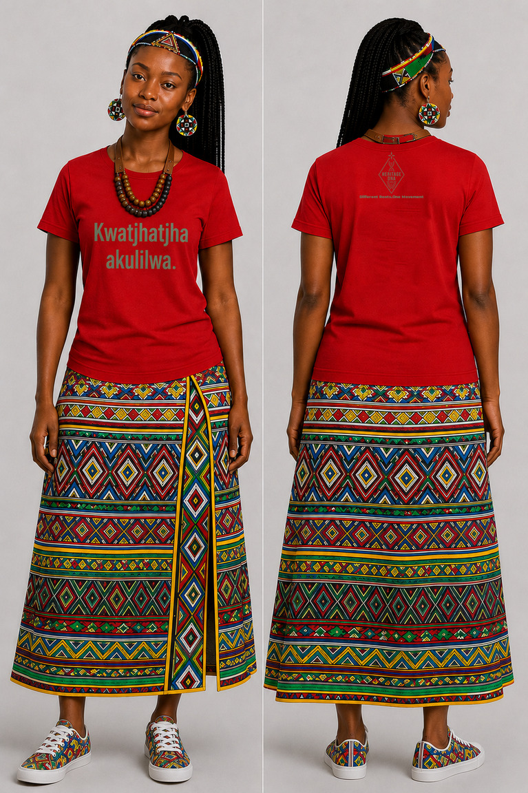 Kwatjhatjha akulilwa_ T-shirt - Image 3