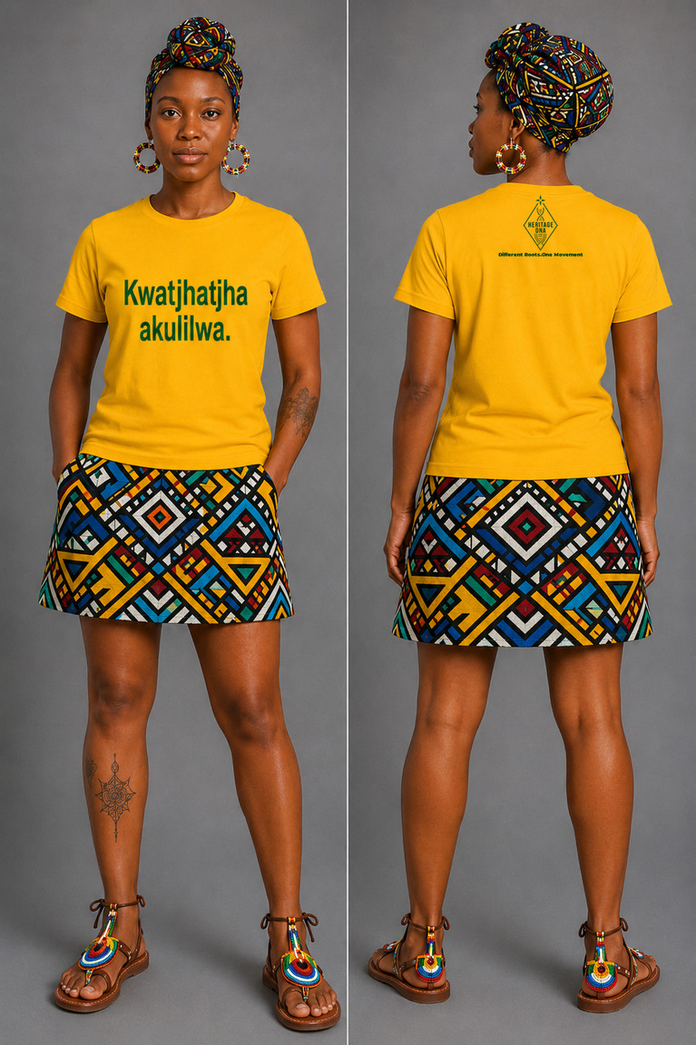 Kwatjhatjha akulilwa_ T-shirt - Image 4
