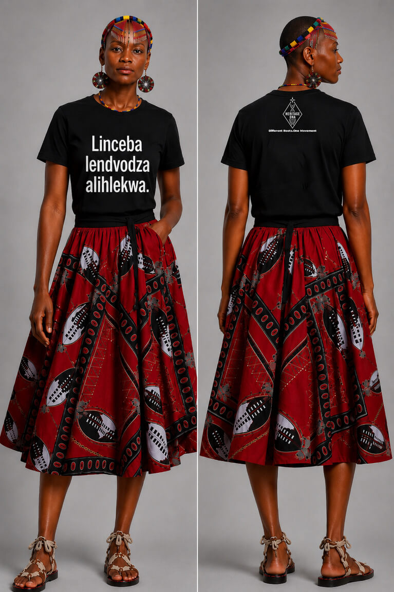 Linceba lendvodza alihlekwa_ T-shirt - Image 3