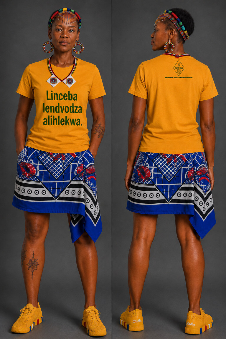 Linceba lendvodza alihlekwa_ T-shirt - Image 2