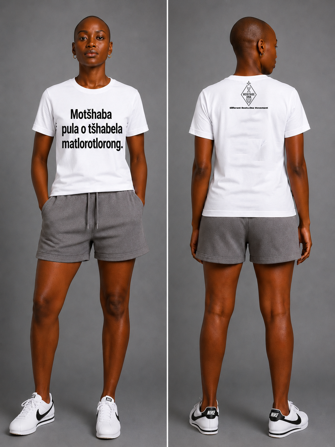 Motšhaba pula o tšhabela matlorotlorong_ T-shirt - Image 2