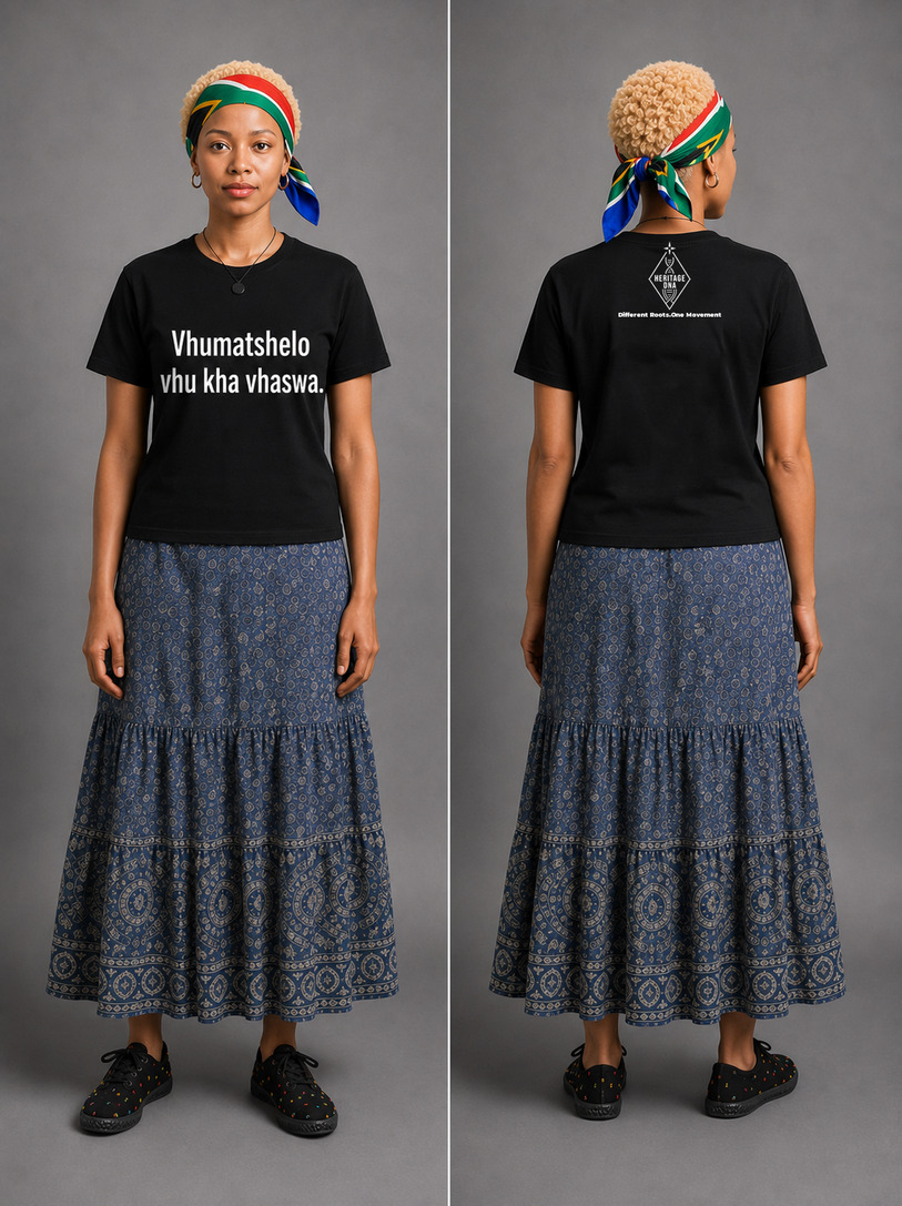 Vhumatshelo vhu kha vhaswa_ T-shirt - Image 2