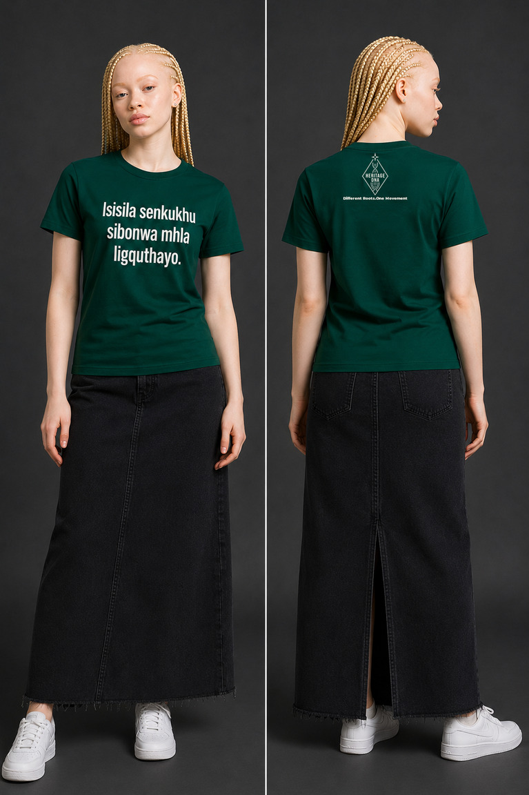 Isisila senkukhu sibonwa mhla ligquthayo_ T-shirt - Image 5